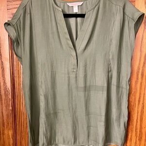 Banana Republic Olive Green Blouse